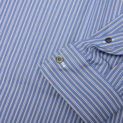 Poplin Shirt Blue Stripe