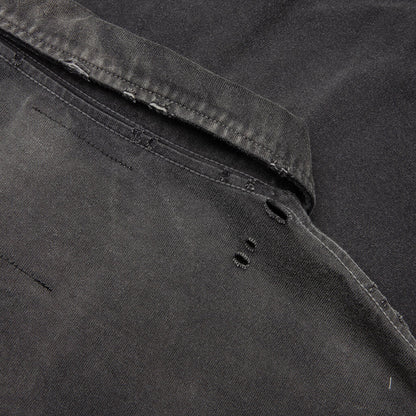 Sun Faded L S Polo Black
