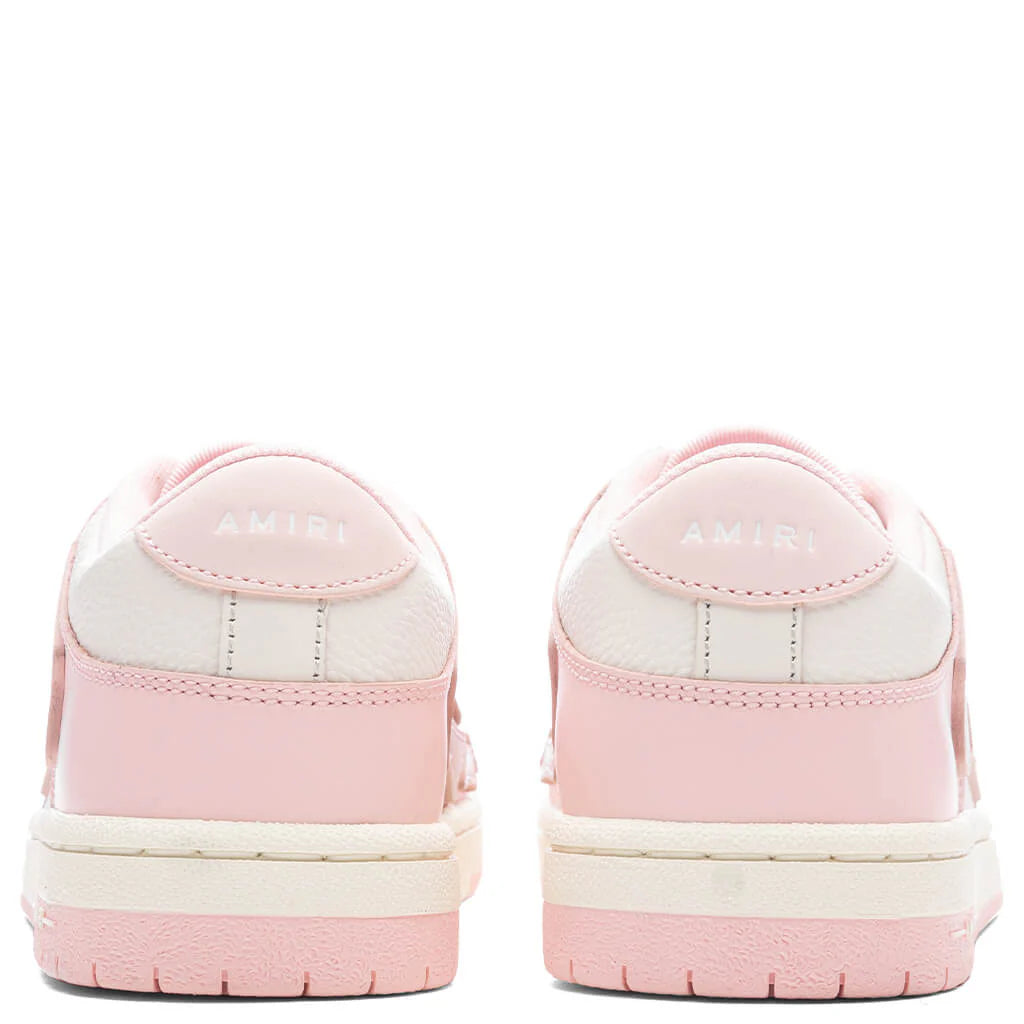 Womens Skel Top Low White Pink