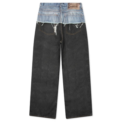 1981 Trompe Loeil Jeans Blue Black