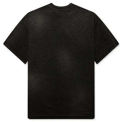 Gridlock Tee Washed Black