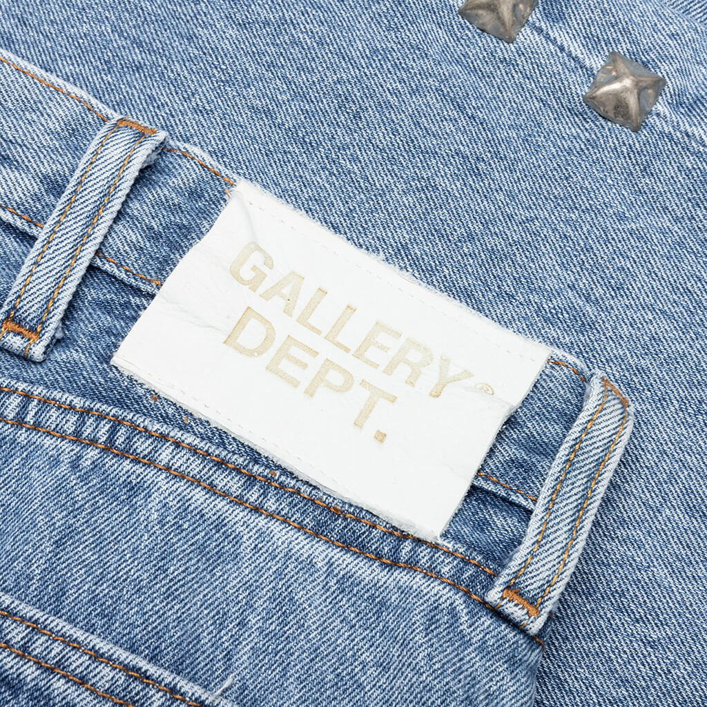 Studded LA Flare Indigo