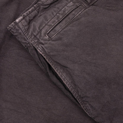 Wide Chino Crash Pants Black