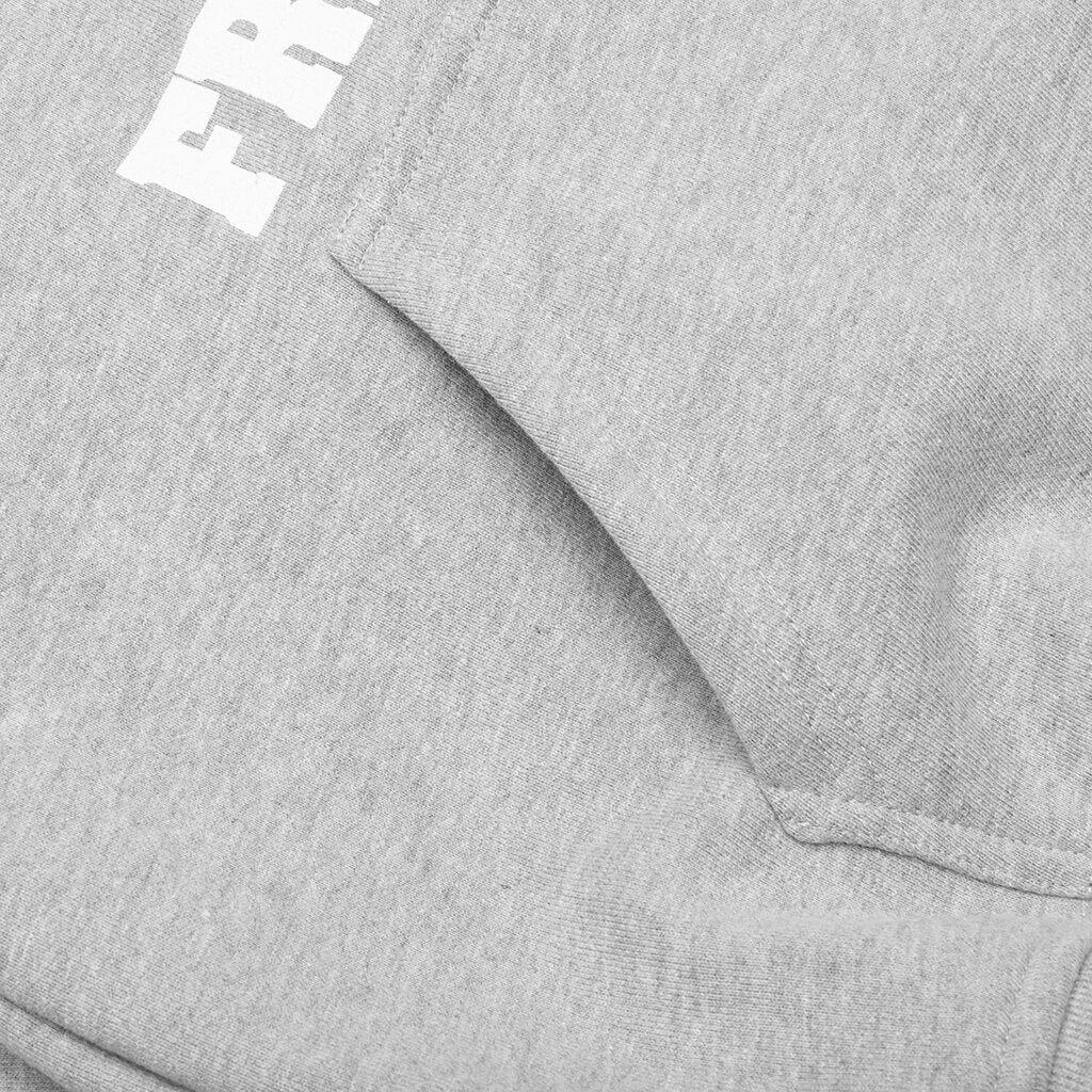 Rhude French Riviera Patch Hoodie Heather Gray