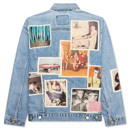 Portrait Denim Jacket Multi