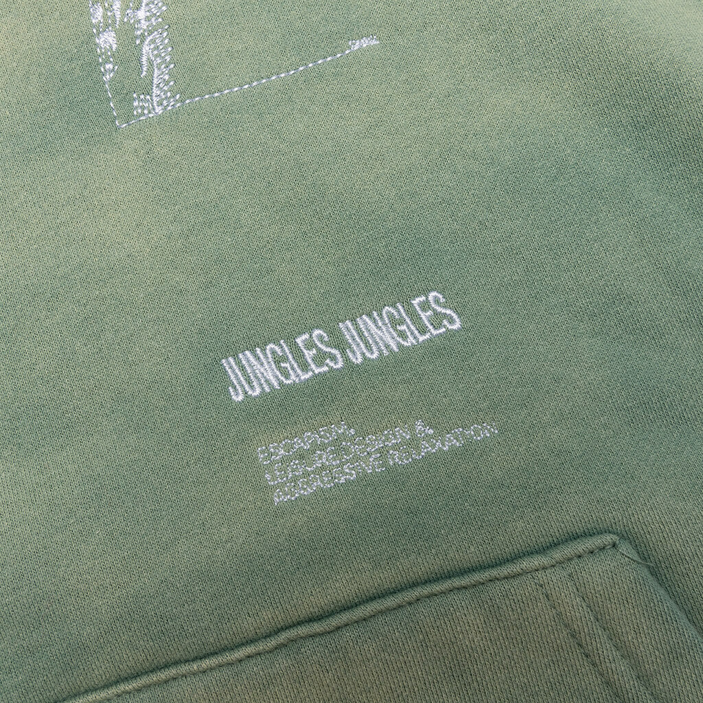 Hard Times Never Last Hoodie Green