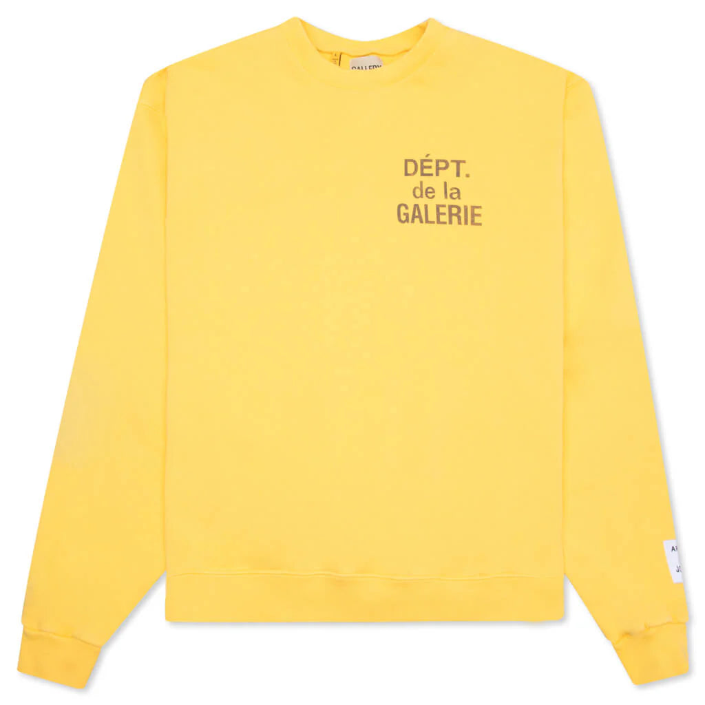 Art That Kills Rev Crewneck Yellow