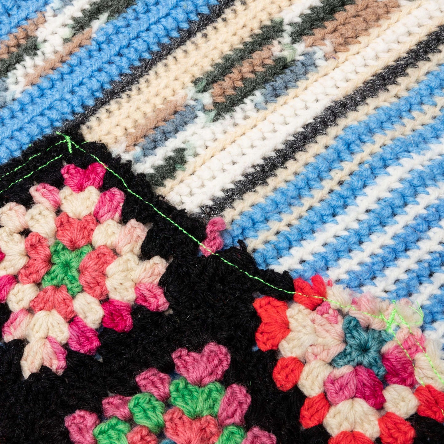 Nonnas Hand Knit Hoodie Multi