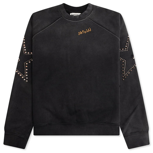 Star Studded Crewneck Black
