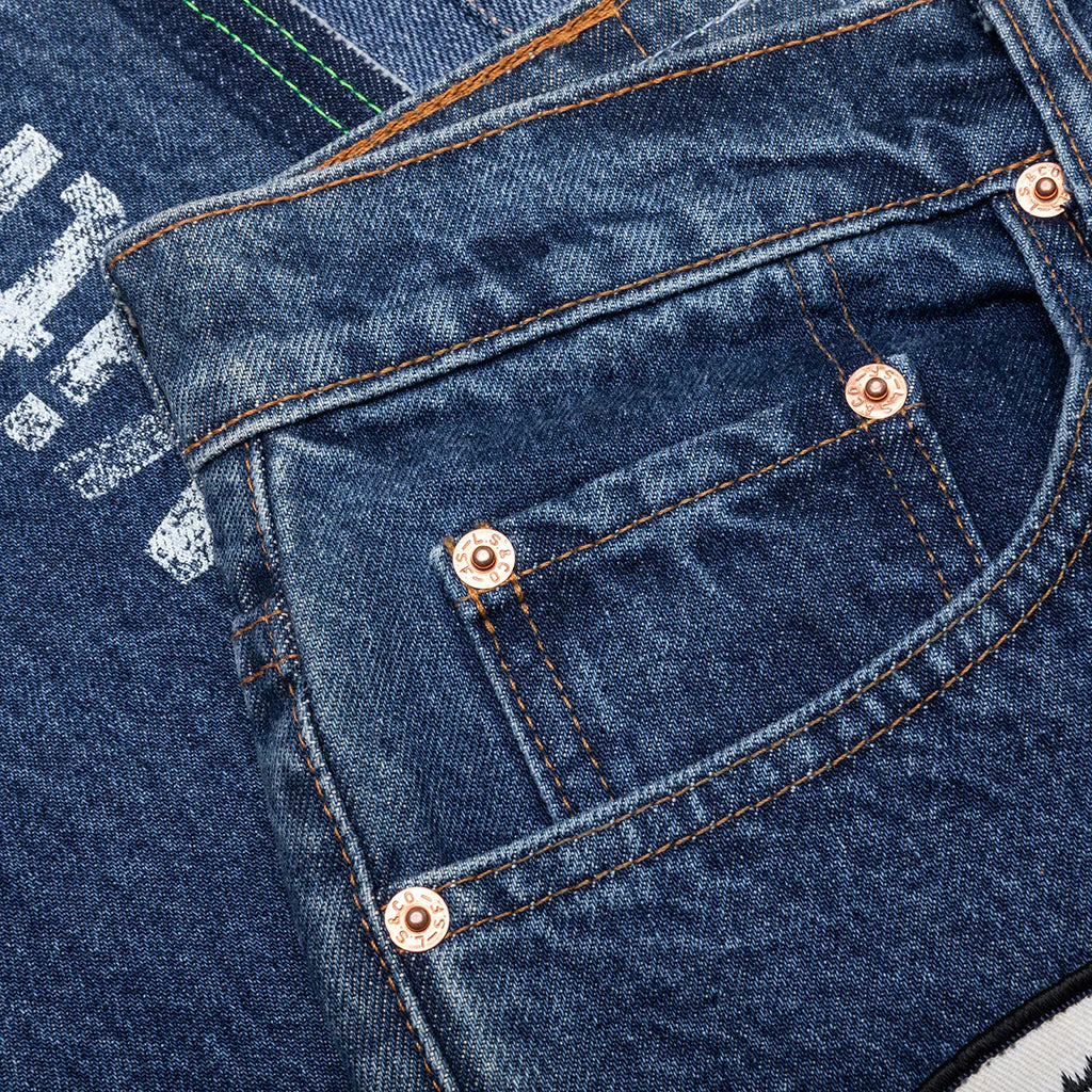 Gentlemens Denim Pants Indigo