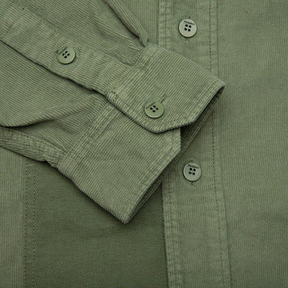 Patchwork Overshirt Green
