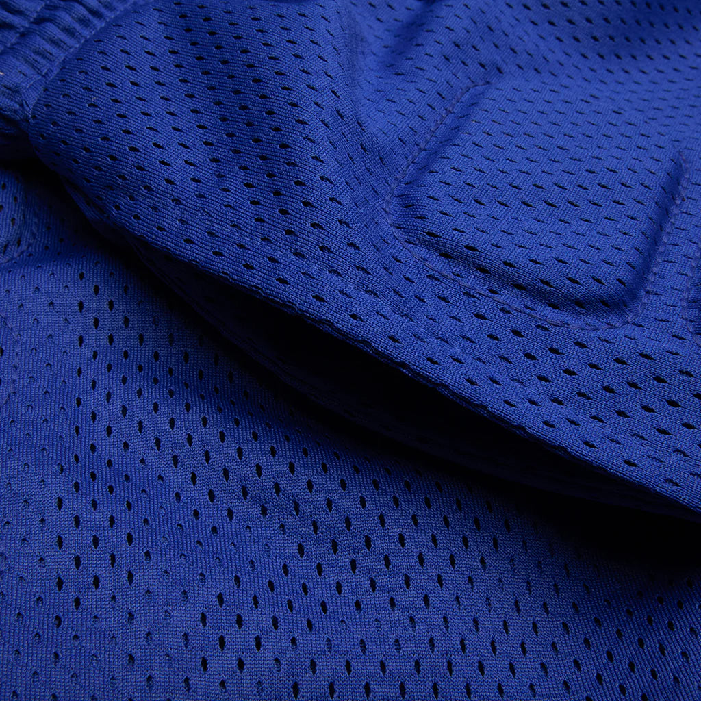 Mesh Moto Short Blue