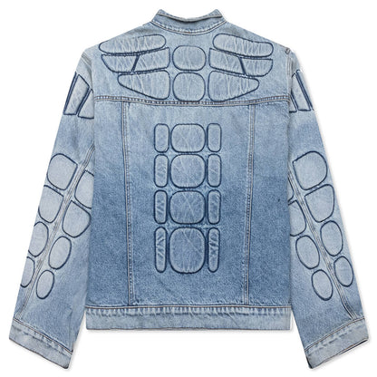 Denim Moto Jacket Blue Denim