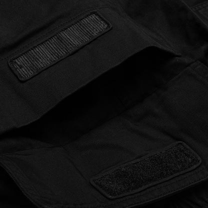 Creatch Wide Cargo Drawstring Pants Black