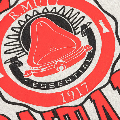 R Mutt Hoodie w Fountain Logo Grey