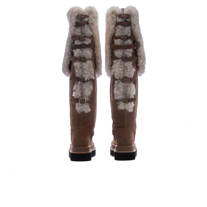 UGG x Sacai Womens Thigh High Boot Chestnut