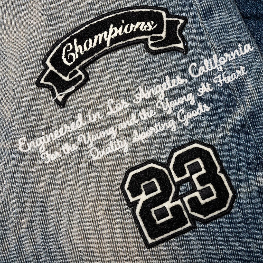 Hockey Logo Straight Jean Vintage Logo