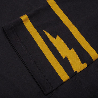 Monaco Football Jersey Vintage Black Yellow