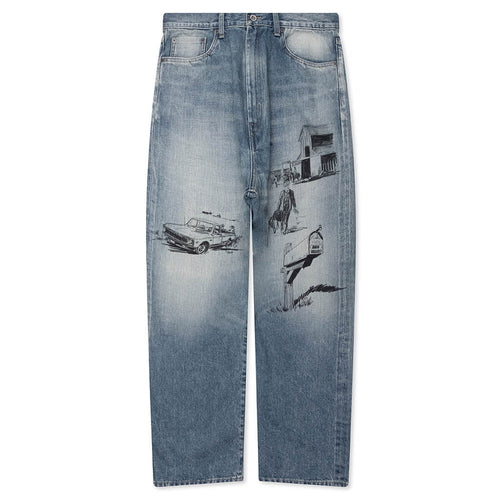Neighborhood x One of These Days Washed DP Basic Denim Pants Indigo