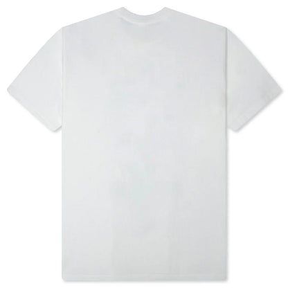 Hand Drawn College Relaxed Fit Tee White