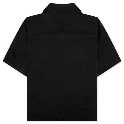 Fluid Viscose Shirt Black