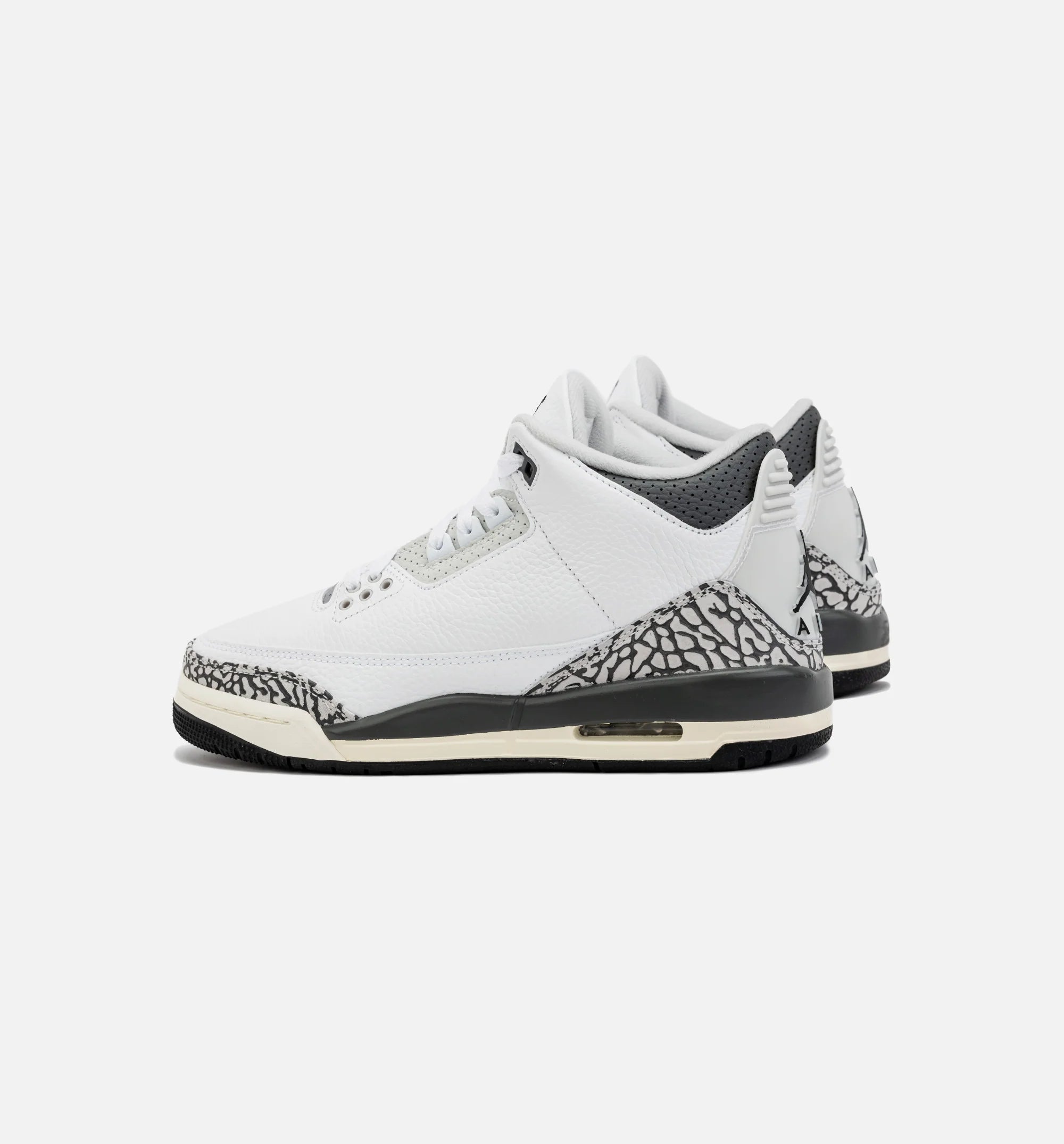 Air Jordan 3 Retro Hide N Sneak Grade School Lifestyle Shoe Black White