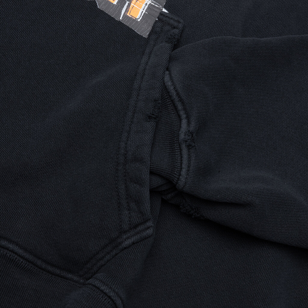 Synanon Hooded Sweatshirt Black