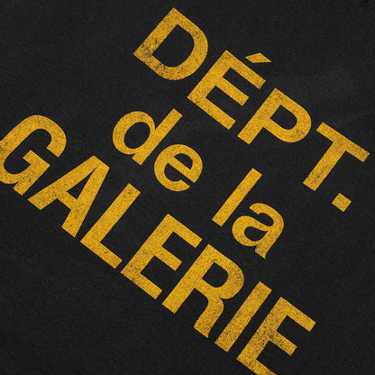 Dept De La Galerie Hoodie Black