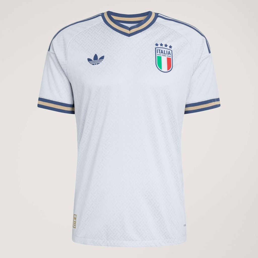 adidas Italy Away Authentic Mens Soccer Jersey 2026 Aero Blue