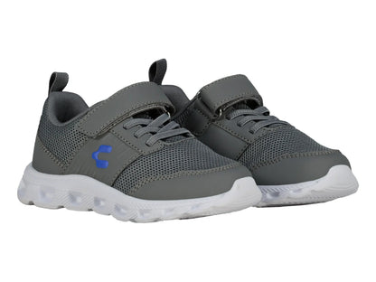 Tenis Charly Relax Gris y Azul para Niño