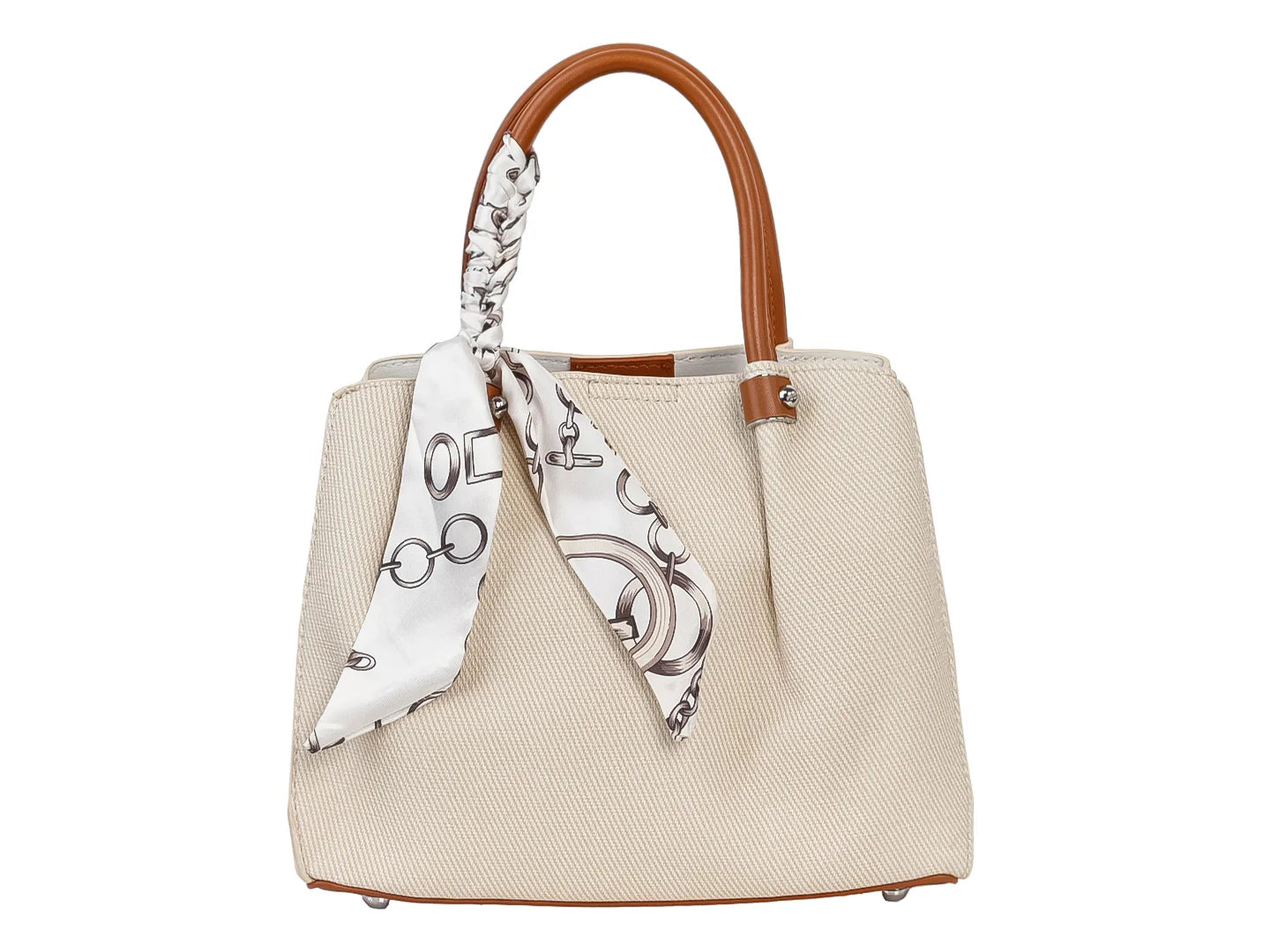 Bolsa de Hombro Unibella Beige para Mujer