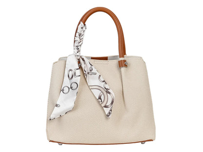Bolsa de Hombro Unibella Beige para Mujer