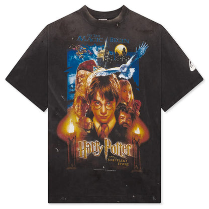 Saint M6 x Harry Potter Sorcerers Stone S S Tee Black