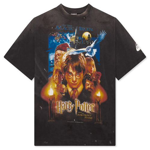 Saint M6 x Harry Potter Sorcerers Stone S S Tee Black
