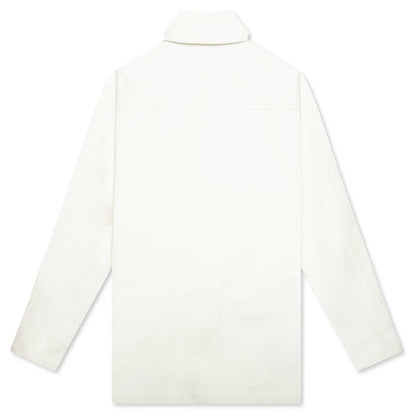 Paris Patch Pocket Overshirt Ivory