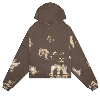 Been Amess Zip Hooded Sweatshirt Brown