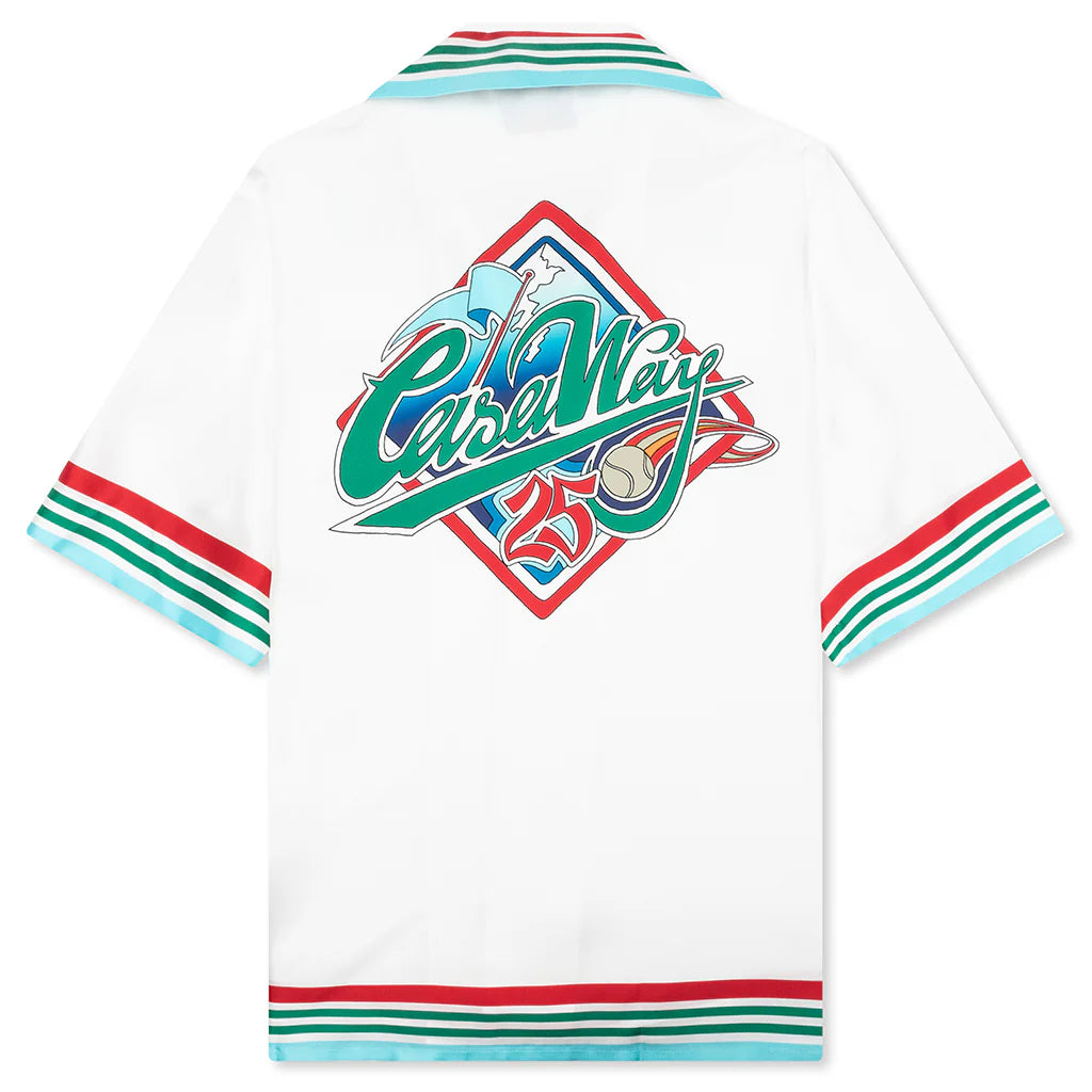 Short Sleeve Cuban Collar Shirt Casa Way World Series
