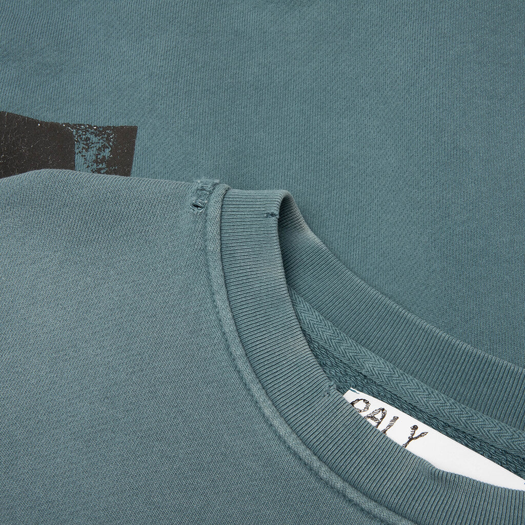 Streetwise Airbrush Crewneck Teal