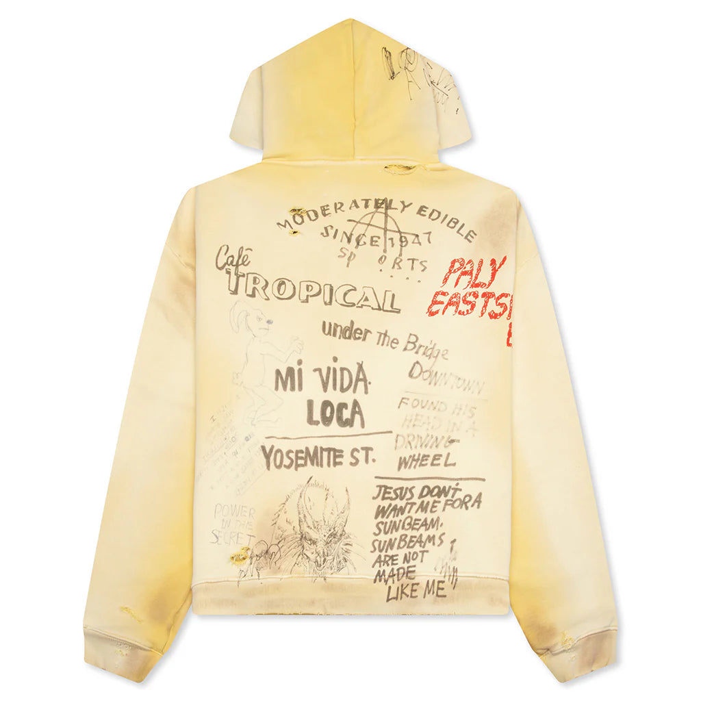 Epds Hooded Sweatshirt Yellow