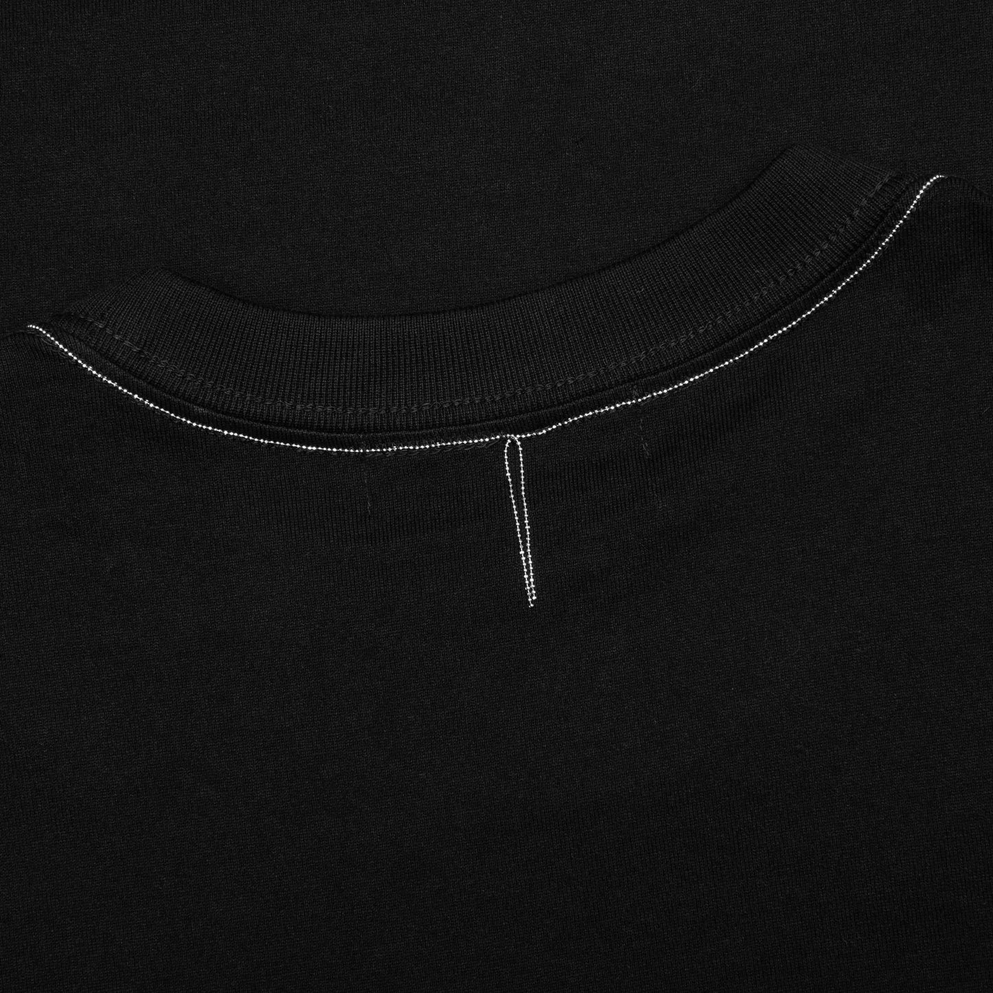 Oversized Ballchain Tee Black Silver