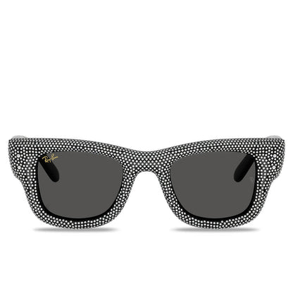 Ray Ban x AAP Rocky Wayfarer Puffer Crystal Pavé Edition Black Strass Pave