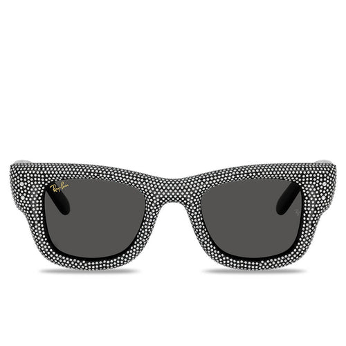 Ray Ban x AAP Rocky Wayfarer Puffer Crystal Pavé Edition Black Strass Pave