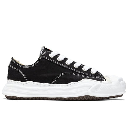 Hank Low OG Sole Toe Cap Canvas Sneaker Black