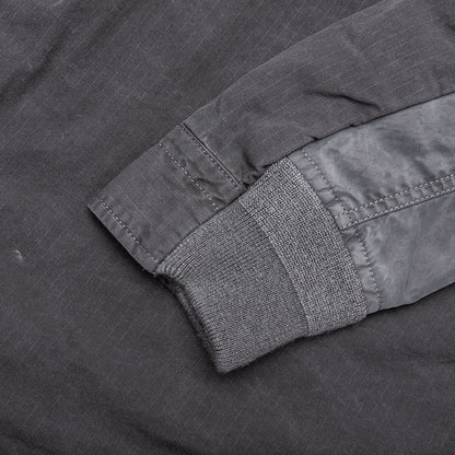 Garment Dye Rip Stop X Nylon Twill Shirt Black