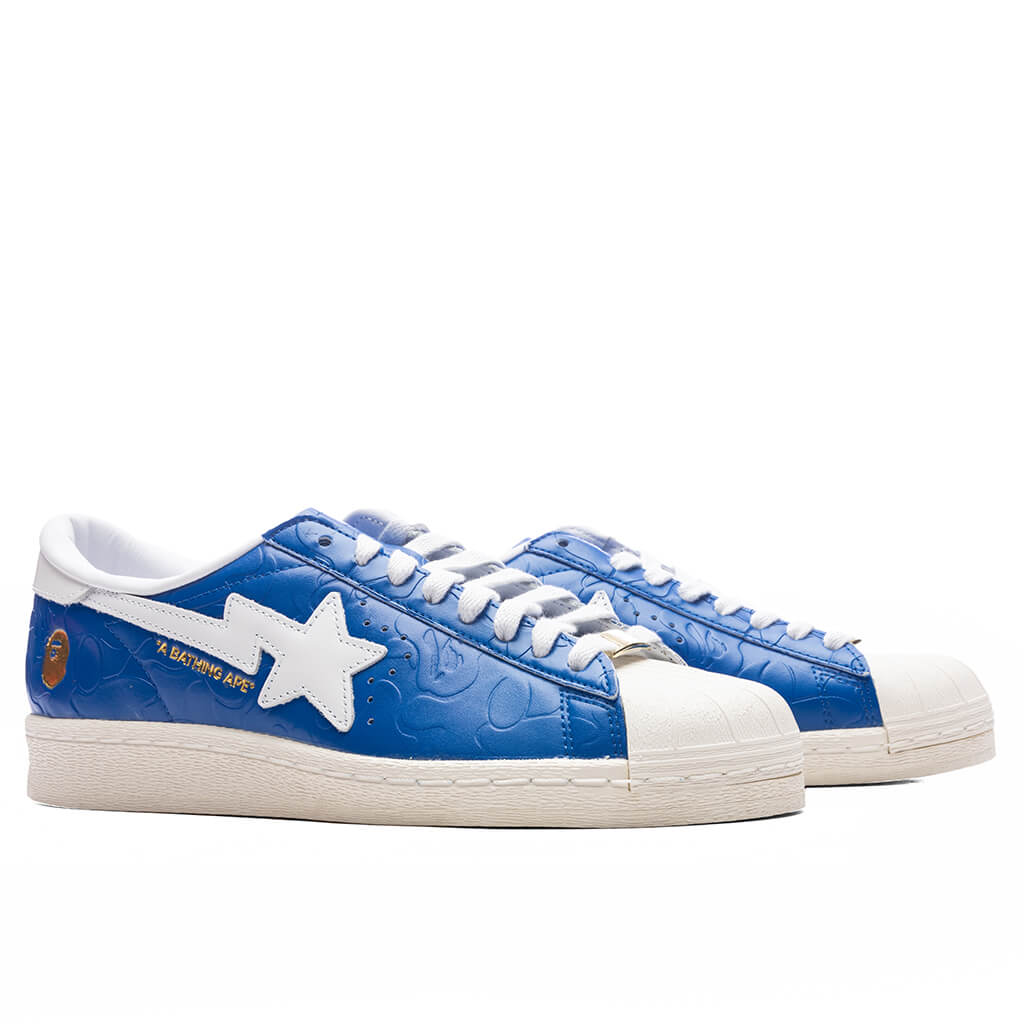 Adidas x BAPE Superstar Blue Cloud White Off White