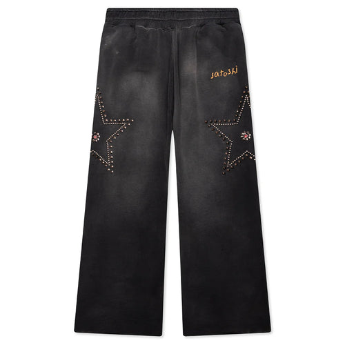 Star Studded Sweatpant Black