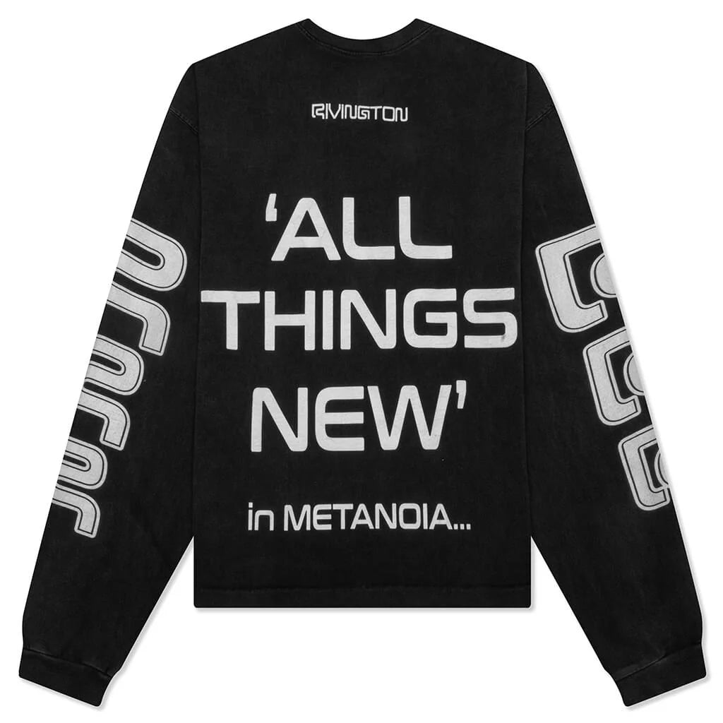 After Death CVA L S Tee Jet Black
