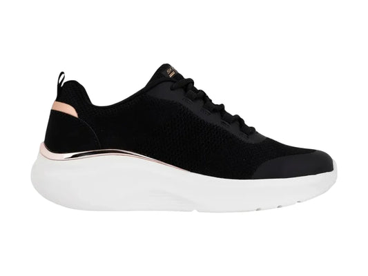 Tenis Skechers BOBS Sport Negro para Mujer