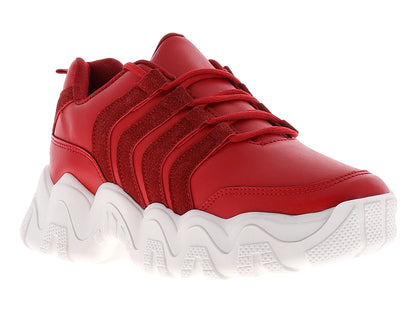 Tenis THENTIC Urbanos Rojo para Mujer