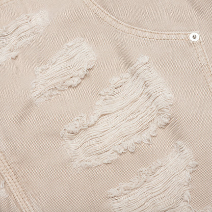 Destroyed Carpenter Pant Off White